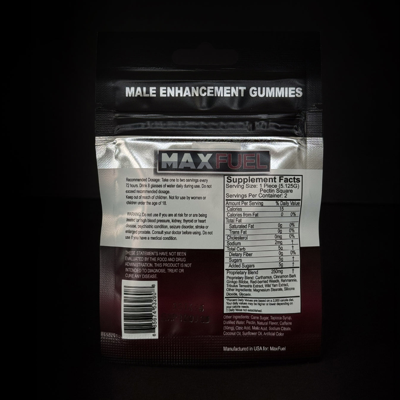 MAX FUEL MALE ENHANCEMENT GUMMIES – FP